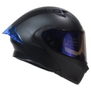 CASCO NEGRO SPOILER AZUL ICH 3120 L