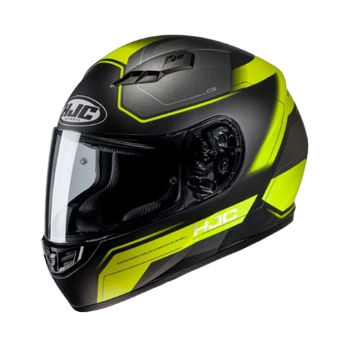 CASCO HJC CS15 NEGRO M/AMARILLO INNO M