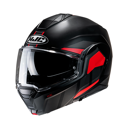 CASCO HJC i100 BEIS MATE NEGRO/ROJO S