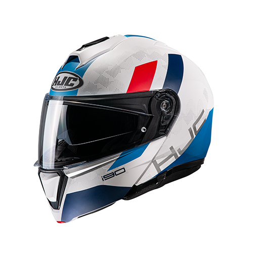 CASCO HJC i90 BLANCO/AZUL/ROJO SYREX S