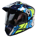 CASCO AZUL M/AMARILLO T-UP HRO MX330 L