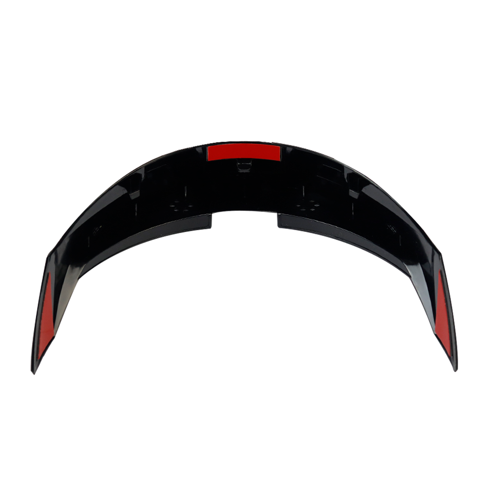 CASCO FF353 SPOILER BLACO M/ROJO M