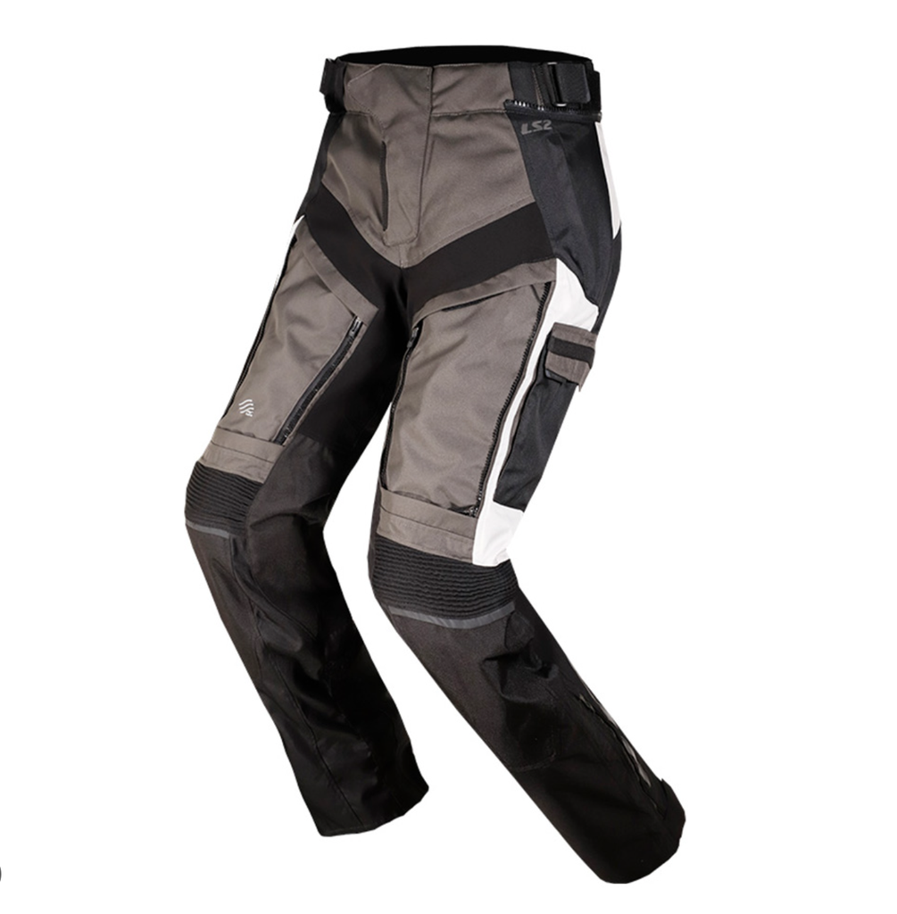 PANTALON NORWAY LS2 NEGRO/GRIS 3XL