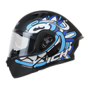 CASCO NEGRO M/AZUL OHAN ICH-3120 S
