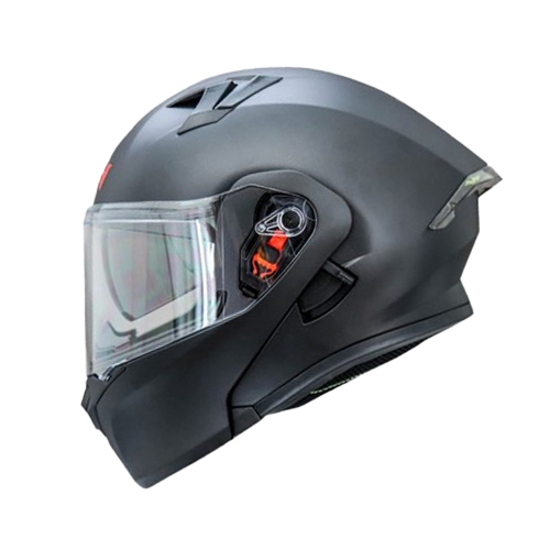 CASCO NEGRO MATE SOLID ICH-3120 M