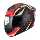 CASCO FF352 SPOILER GARR BLANCO/ ROJO L