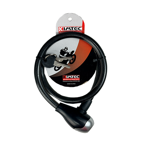 CANDADO DE SEGURIDAD 12 MM/800 CMS NEGRO