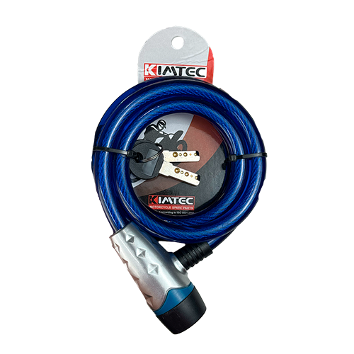 CANDADO DE SEGURIDAD 12MM/1.20MTS AZUL
