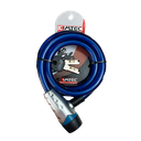 CANDADO DE SEGURIDAD 12MM/1.20MTS AZUL