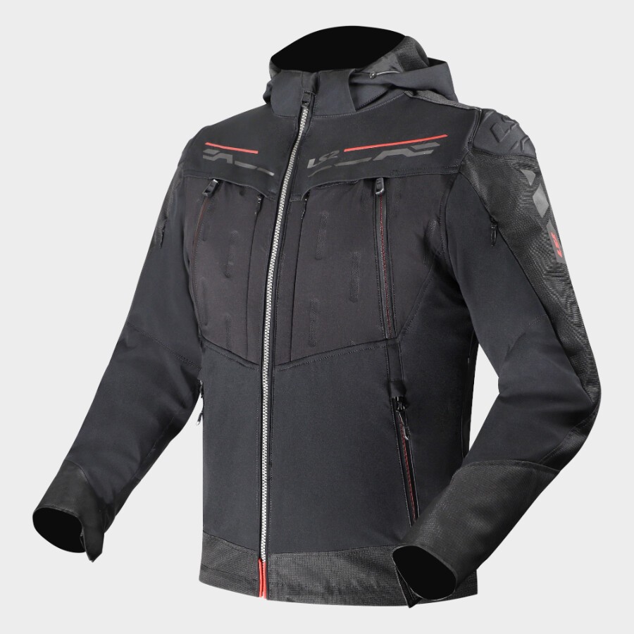 CHUMPA ZIRCONIUM MAN LS2 N/ROJO S