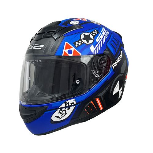 CASCO FF352 SPOILER BIG ONE AZUL S
