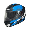 CASCO FF352 SPOILER  GARR NEGRO/AZUL S