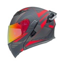 CASCO NEGRO M/ROJO MARIOK-EVO M