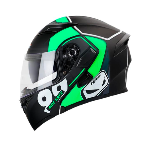 [HRO-3400SDV-CLASSIC_NMVS] CASCO NEGRO M/VERDE CLASSIC HRO 3400 S