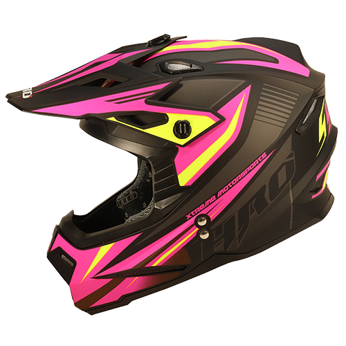 [HRO-MX03-AIRMAX_NMROSS] CASCO NEGRO M/ROSADO AIRMAX HRO MX03 S
