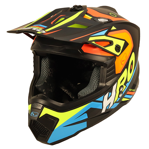 [HRO-MX03-ECKO_NMAZXL] CASCO NEGRO M/AZUL ECKO HRO MX03 XL