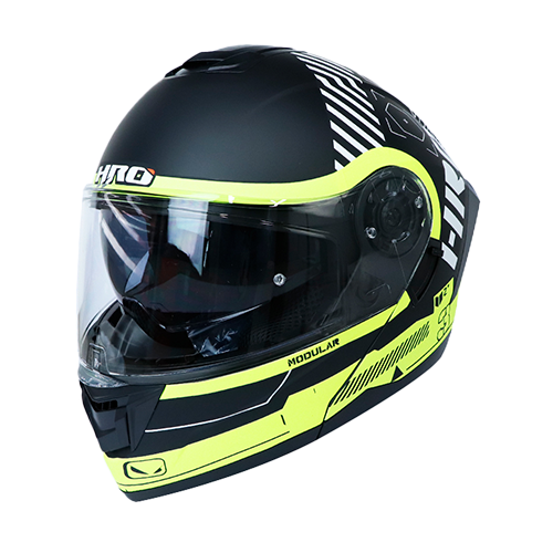 [HRO-3480SDV-TEST_NMAMAXL] CASCO NEGRO M/AMARILLO TEST HRO 3480 XL