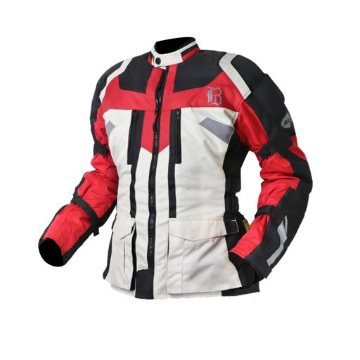 [TUFFJ202303-M] CHUMPA-BB-TOURING-4S-GRIS-NEGRO-ROJO-M