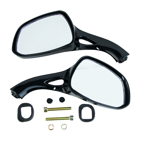 [56500/5660037G10N_K] SET DE ESPEJOS SUZUKI AN125HK BLACK