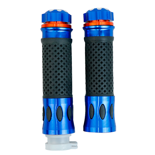 [KR-422-21AZ_K] SET DE MANGOS AZUL (PUNTA DE METAL) KIMT