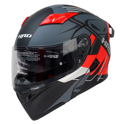 [HRO-3400SDV-RARE_NMSLS] CASCO GRIS M/ROJO RARE HRO-EVO S