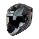 CASCO FF352 SPOILER GARR NM/GRIS ROJO L