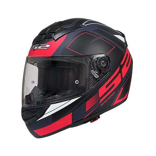 [FF352-CYPRESS_NMAZS] CASCO FF352 SPOILER CYPRESS AZUL/ROJO S