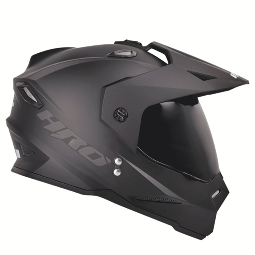 [HRO-MX330-SOLID_NML] CASCO NEGRO/MATE SOLID HRO MX330 L