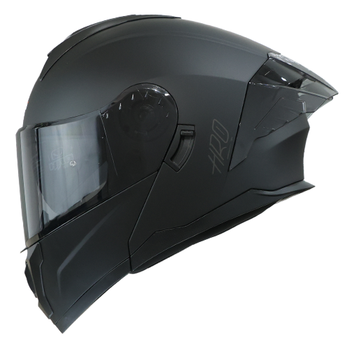 [HRO-3480EVO-SOLID_NMVOXL] CASCO NEGRO M/V/SMOKE SOLID HRO 3480 XL