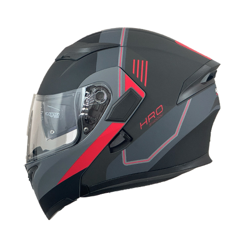 [HRO-3400SDV-JULLS_GMRJXL] CASCO GRIS M/ROJO JULLS HRO 3400 XL
