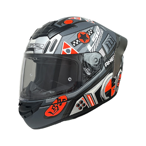 [FF352-BIG-ONE_NMGRXXL] CASCO FF352 SPOILER  BIG ONE NM/GRIS XXL