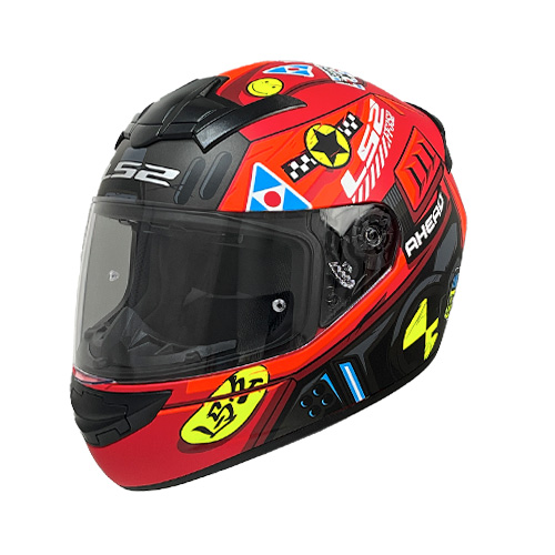 [FF352-BIG-ONE_NMRS] CASCO FF352 SPOILER BIG ONE ROJO S