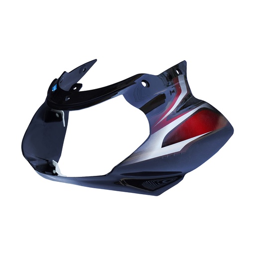 [52JZ0018] CAJA DE FAROL NEGRO C/ROJO DISCOVER 150