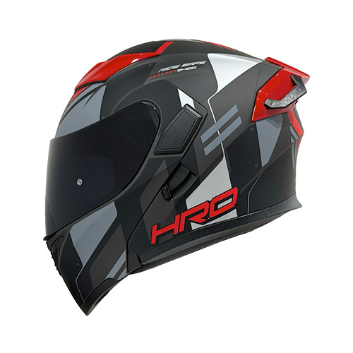 [HRO-3400EVO-FORT.IN_GMRXXL] CASCO GRIS M/ROJO FORT.IN-EVO XXL