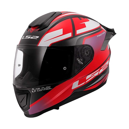 [FF802_IMPACT_RBLS] CASCO IMPACT ROJO BLANCO S