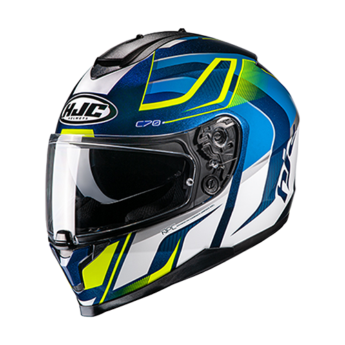 CASCO HJC C70 AZUL M/BLANCO LANTIC S