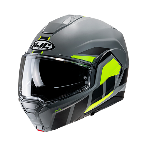 CASCO HJC i100 BEIS MATE GRIS/AMARILLO S