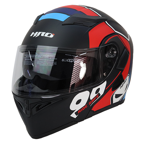 CASCO NEGRO M/ROJO CLASSIC HRO 3400 S