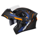 CASCO NEGRO M/AZUL HACHI HRO 3400 S