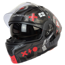 CASCO GRIS M/ROJO BOT HRO 3420 S