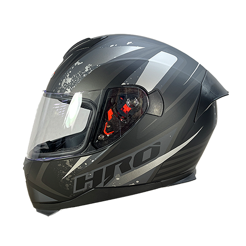 CASCO NEGRO M/GRIS SHRIKE HRO 511 S