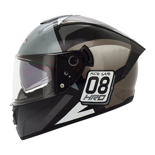 CASCO NEGRO M/GRIS ROSTOV HRO 518 S