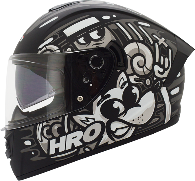 CASCO NEGRO M/MATE STOPER HRO 518 S