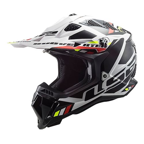 CASCO LS2 STOMP NEGRO BLANCO M