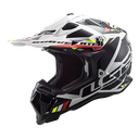 CASCO LS2 STOMP NEGRO BLANCO M
