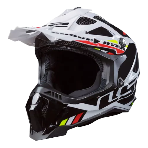 CASCO MX700 EVO ROSCAL NEGRO/NARAN LS2 L