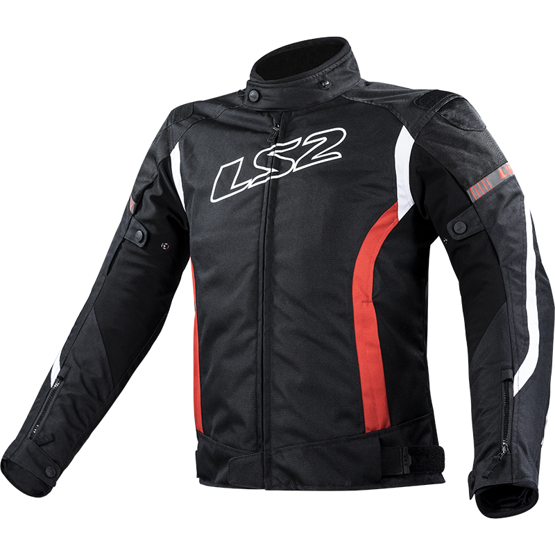 CHUMPA GATE MEN LS2 NEGRO/ROJO XL