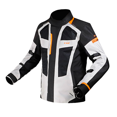 CHUMPA SCOUT MAN LS2 NEG/GRIS/NAR XL