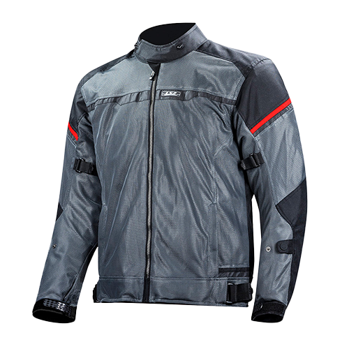 CHUMPA RIVA MAN LS2 NEGRO/GRIS/ROJO XL