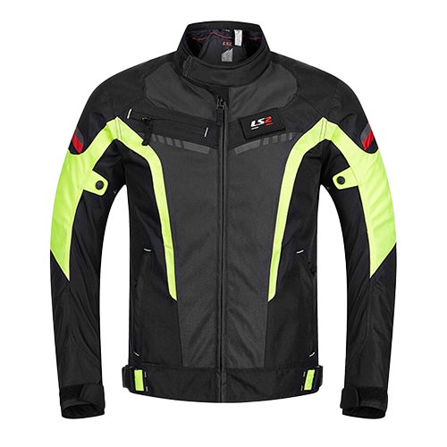 CHUMPA WOLF WINTER LS2 NEGRO/AMARILL XXL